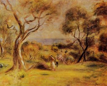 Pierre Auguste Renoir : A Walk by the Sea
